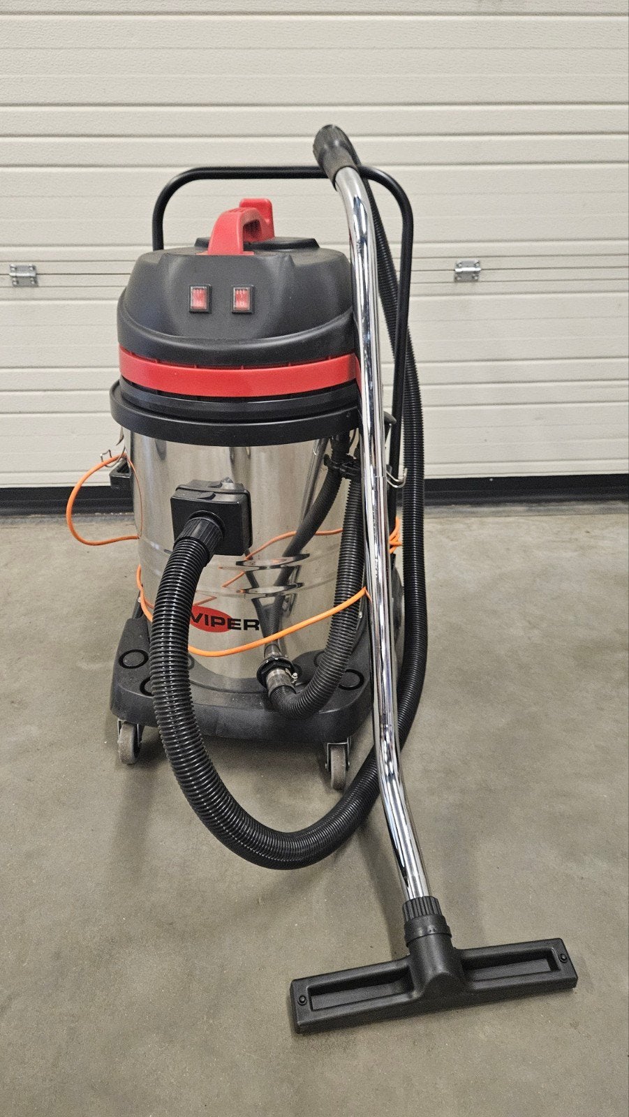 Viper stof/waterzuiger 55 ltr. met 2 motoren, Ophalen, Overige merken, Gebruikt, 2000 watt of meer
