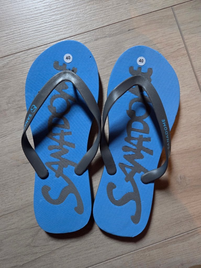 Sanadome slippers, maat 40 nieuw, Slippers, Blauw, Sanadome, Nieuw