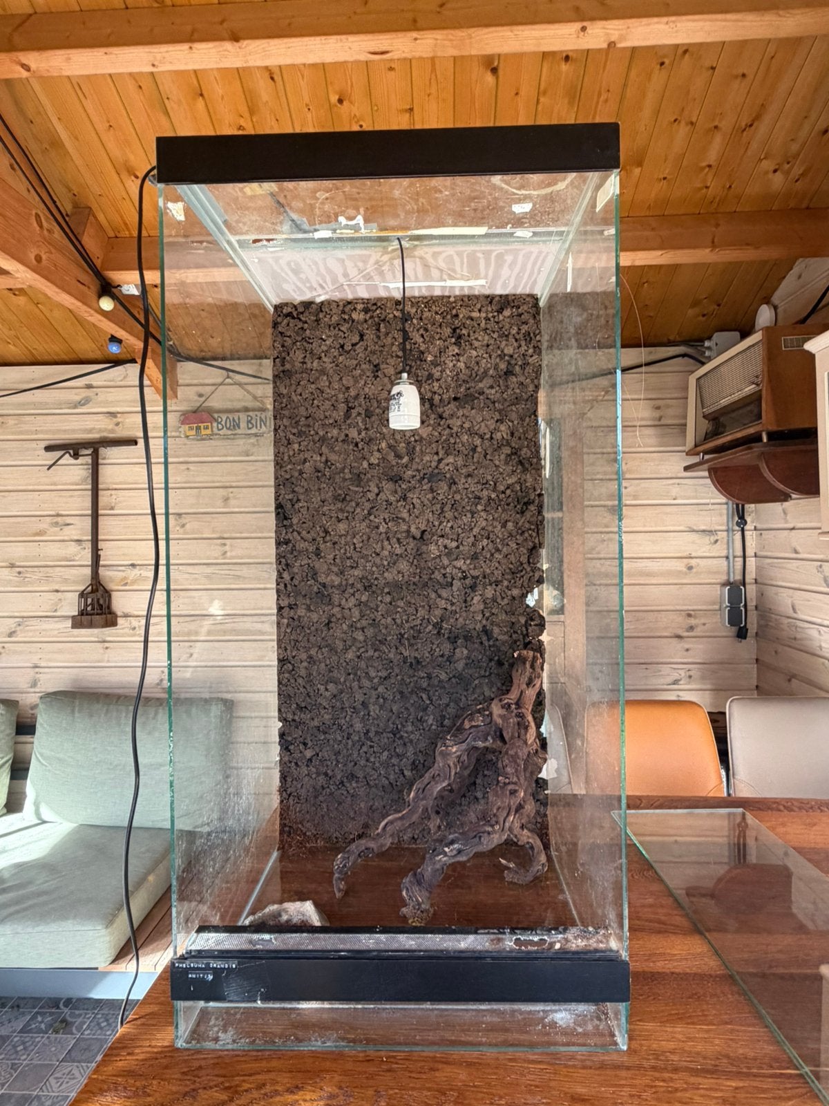 Terrarium 100cm hoog 49cm diep 50cm breed, Dieren en Toebehoren, Ophalen, Zo goed als nieuw