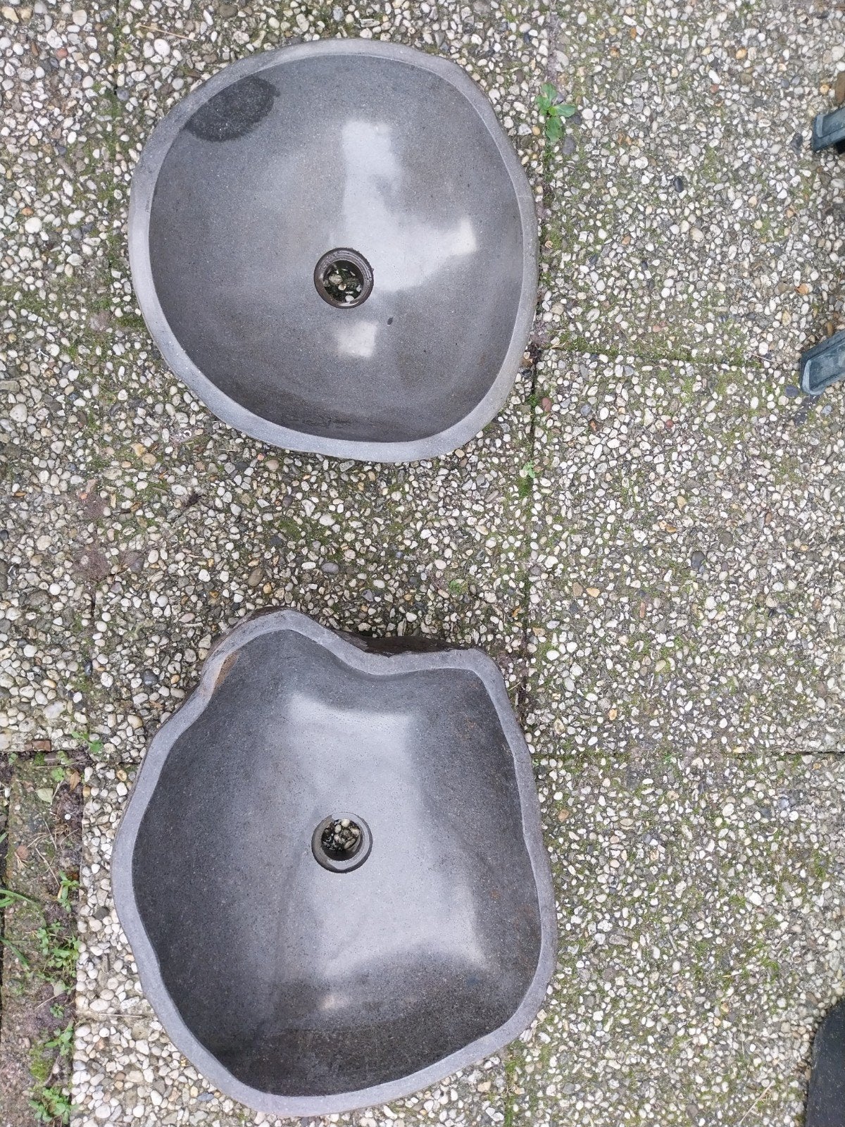 natuursteen wasbak. 2 stuks, Doe-het-zelf en Verbouw, Ophalen, Nieuw, Steen, Wastafel