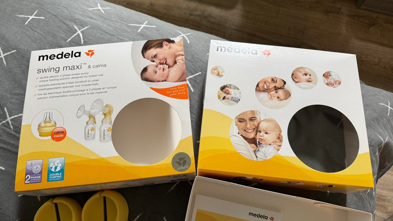 Medela Swing Maxi & Symphony borstkolf met accessoires, Automatisch, Gebruikt, Medela, Borstkolf