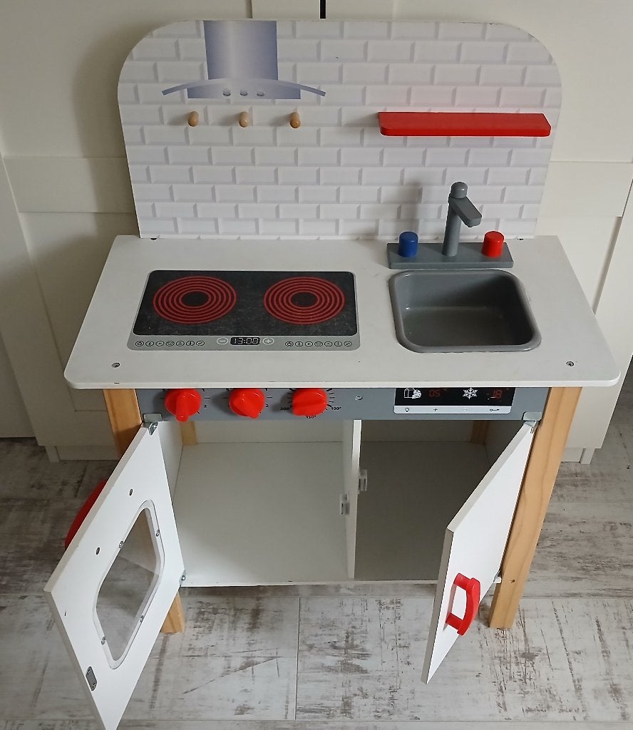 Speelkeuken, Ophalen, Gebruikt, Hout, Speelkeuken