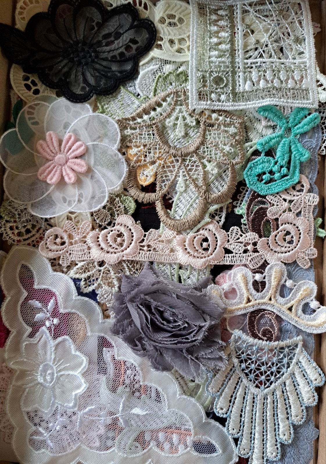 vintage applicaties kleuren, Ophalen of Verzenden
