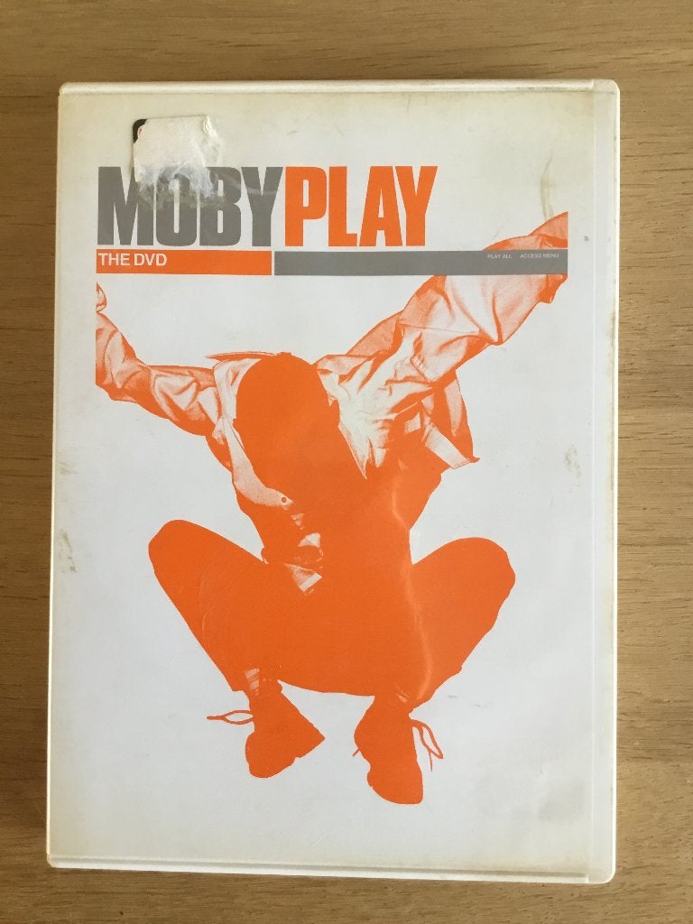 2 x Dvd van Moby Play/18, Alle leeftijden, Ophalen, Gebruikt, Muziek en Concerten