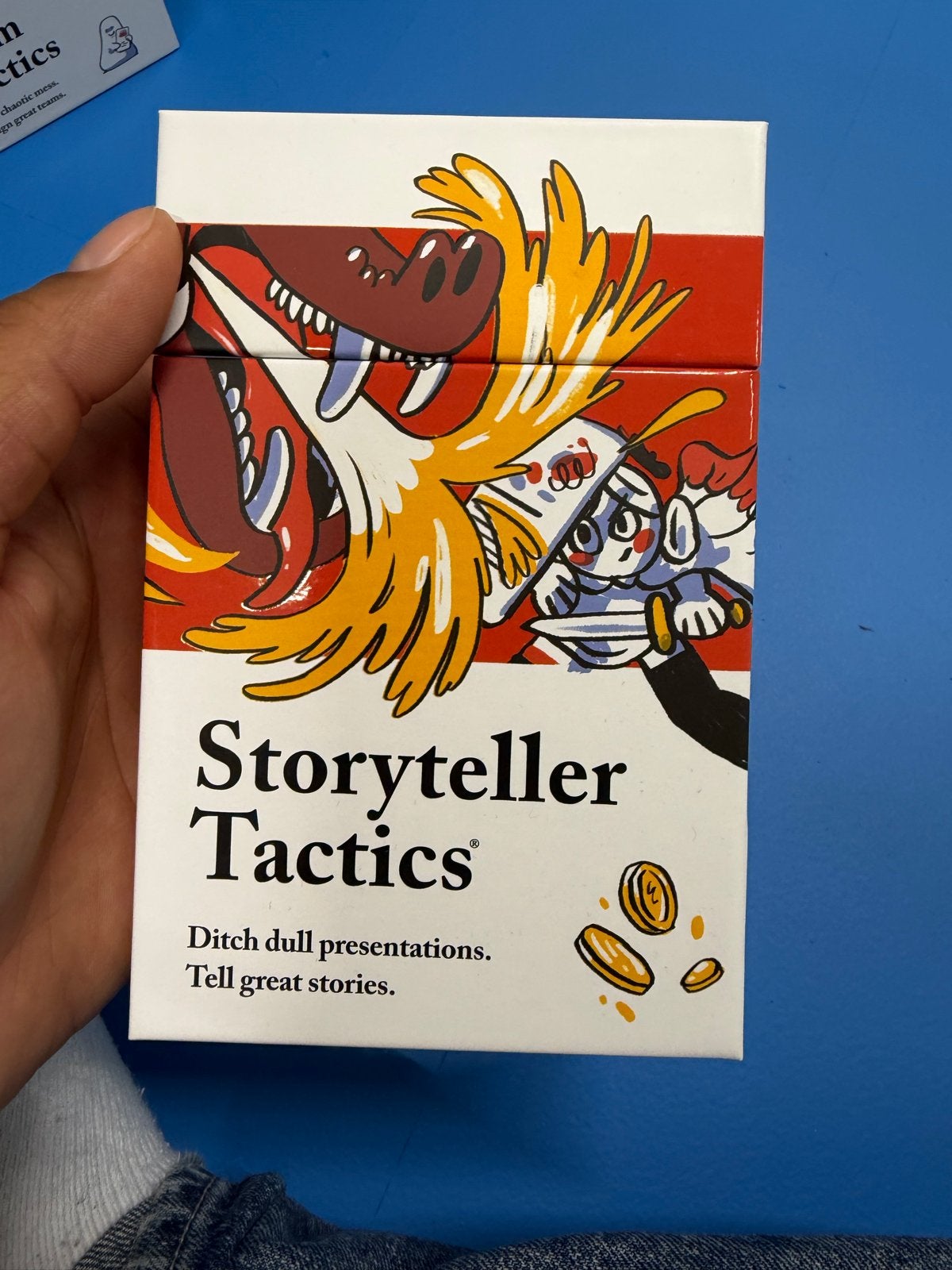 Storyteller Tactics Kaartspel - Nieuwstaat, Hobby en Vrije tijd, Gezelschapsspellen | Kaartspellen, Zo goed als nieuw, Ophalen of Verzenden