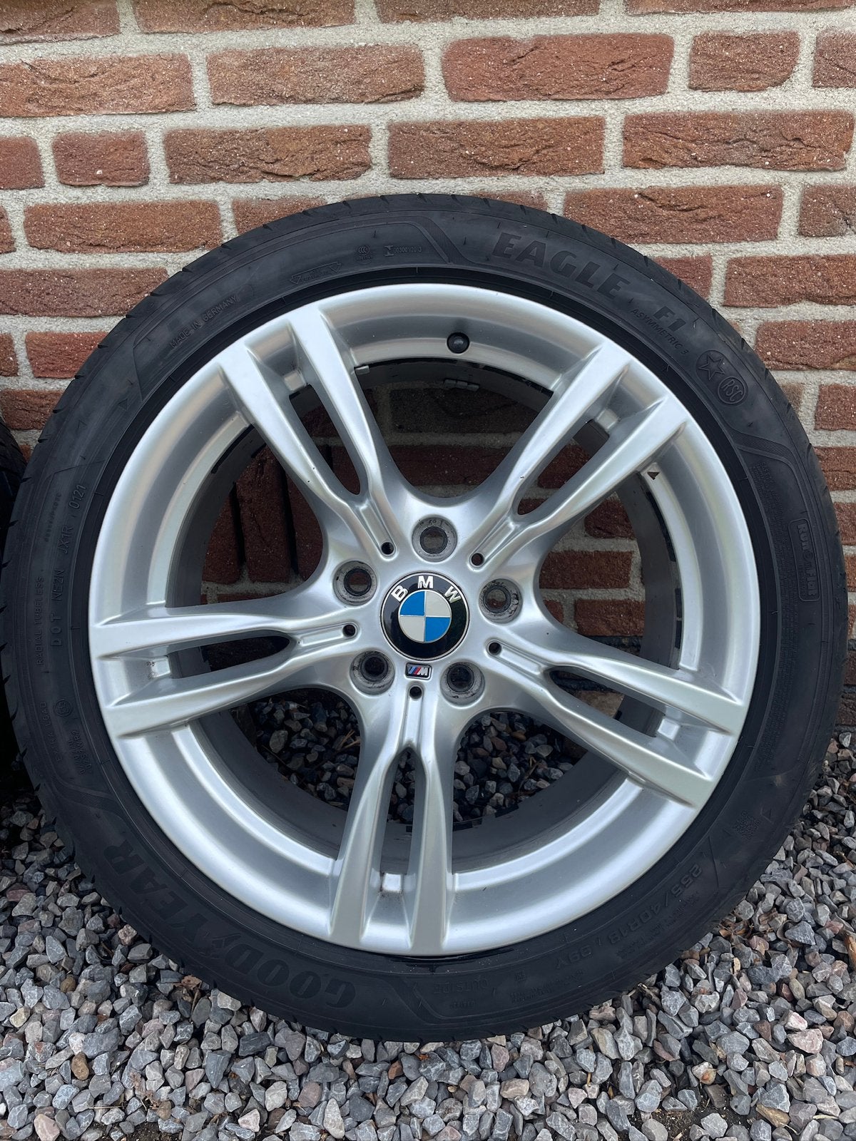 Bmw 18 inch velgen 225 breedset 3/4 serie, Ophalen, 18 inch, Gebruikt, Banden en Velgen