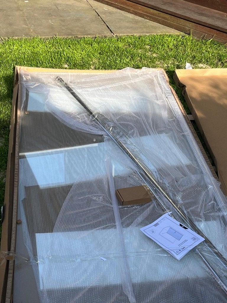 Nieuw Douchewand 90x200. 8mm glas met muurprofiel 250 euro, Ophalen, Nieuw, Met douche