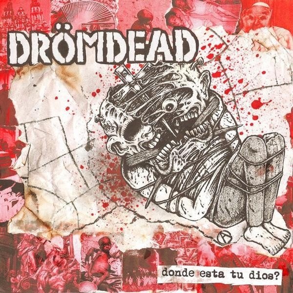 dromdead / donde esta tu dios - hardcore/punk - blauw vinyl, Verzenden, 7 inch, Zo goed als nieuw, Colored vinyl