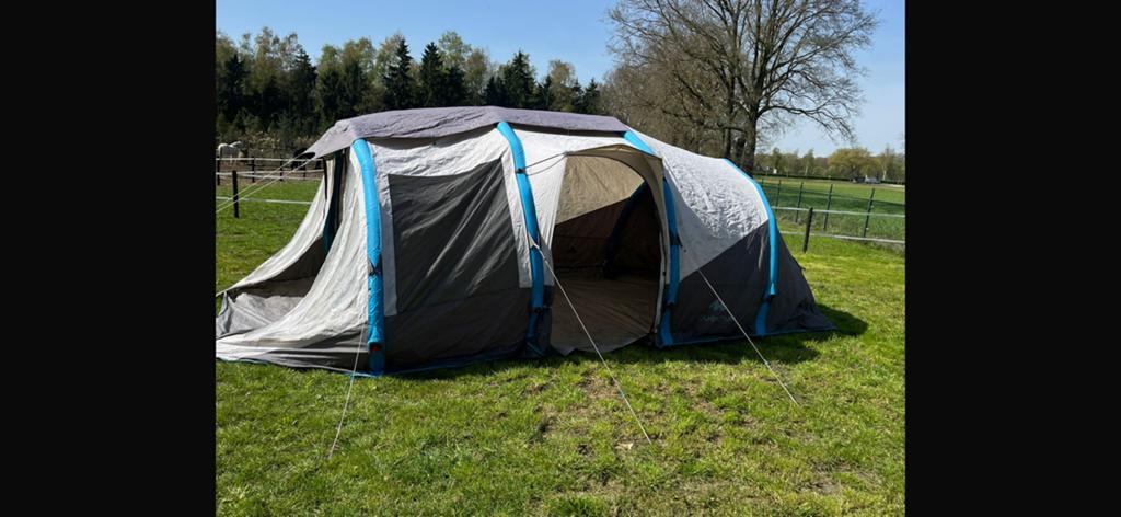 Opblaastent, Caravans en Kamperen, Tenten, Gebruikt, Ophalen