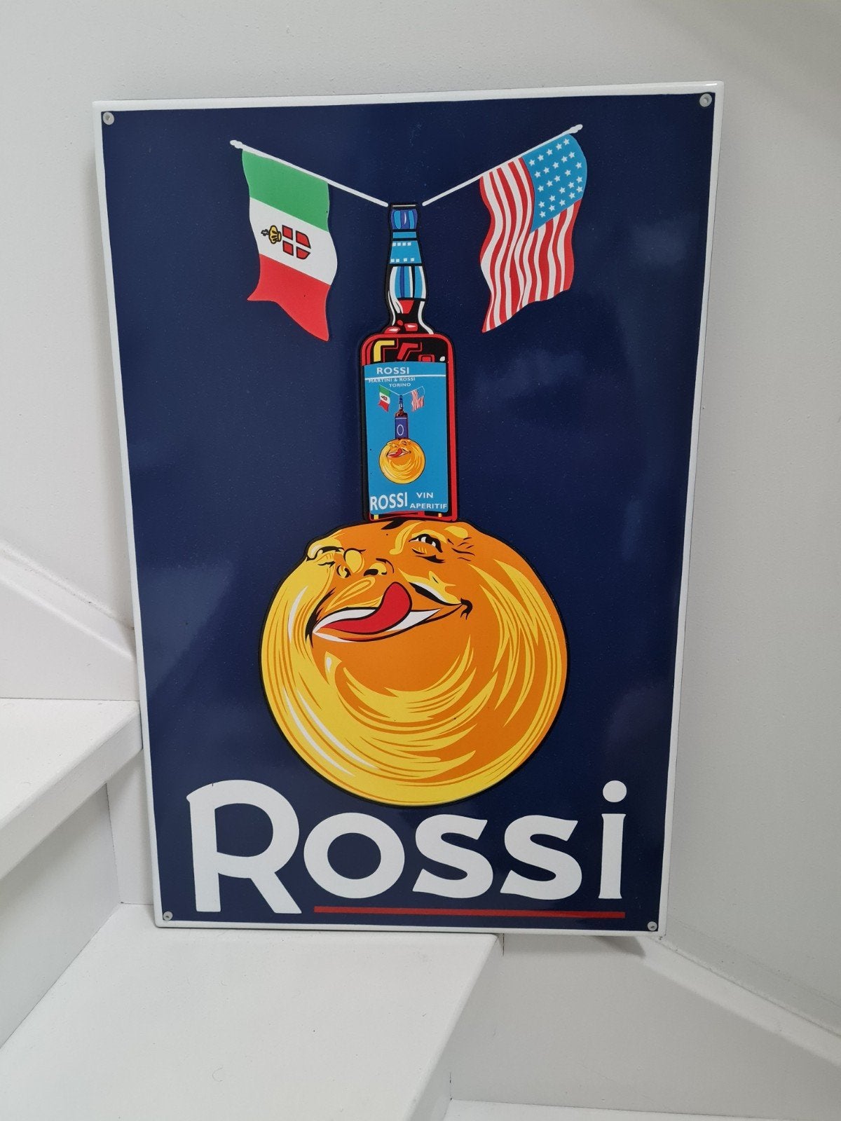 emaille bord Rossi nieuw, Ophalen of Verzenden, Reclamebord