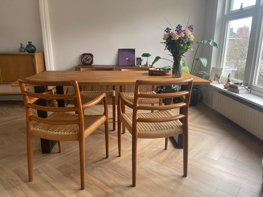 Twee Niels Otto Møller stoelen model 68, Ophalen of Verzenden