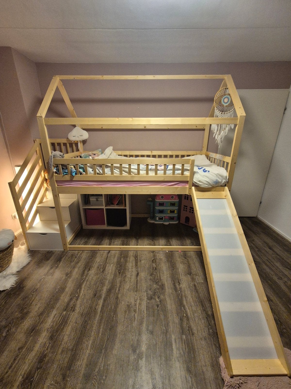 ZGAN eenpersoons kinderbed, Ophalen, Eenpersoons, Minder dan 160 cm, Zo goed als nieuw