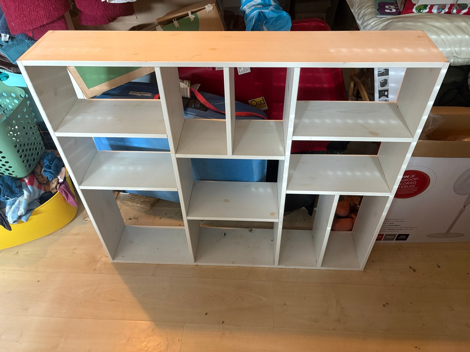 Vtwonen wandrek / letterbak, Ophalen, Met plank(en), Gebruikt, 100 tot 150 cm