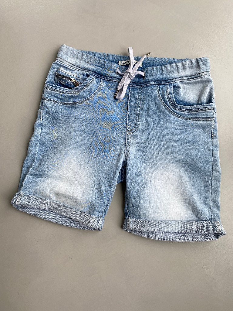Place du jour PDJ1262 short jeans, lichtblauw, mt 34, IZGST, Place du Jour, Kort, Blauw, Ophalen of Verzenden