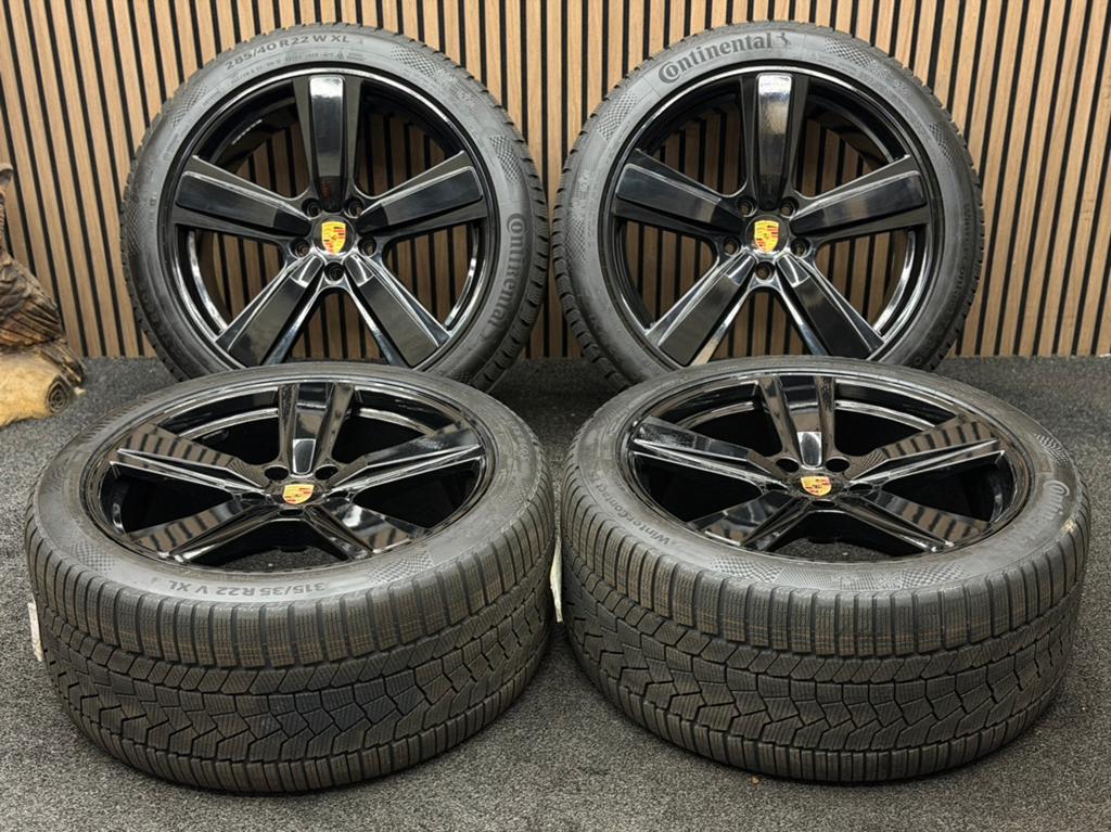 ZGAN! Originele 22 inch Porsche Cayenne Coupe Continental NO, Ophalen, 285 mm, ., Banden en Velgen
