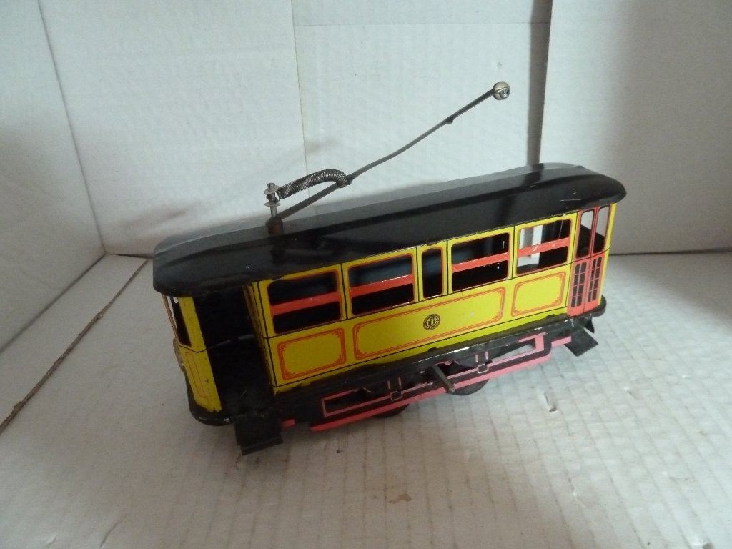 Blikken motorwagen tram met pantograaf, Ophalen of Verzenden