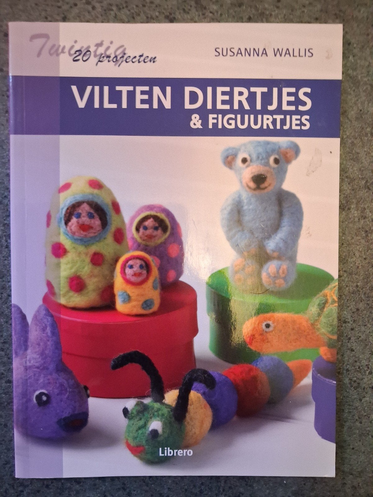 Susanna Wallis - Diertjes van vilt maken, Breien en Haken, Nieuw, Ophalen of Verzenden, Susanna Wallis