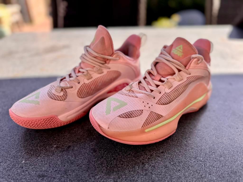 Roze Peak Taichi Flash 5 basketbalschoenen, Ophalen, Zo goed als nieuw, Schoenen