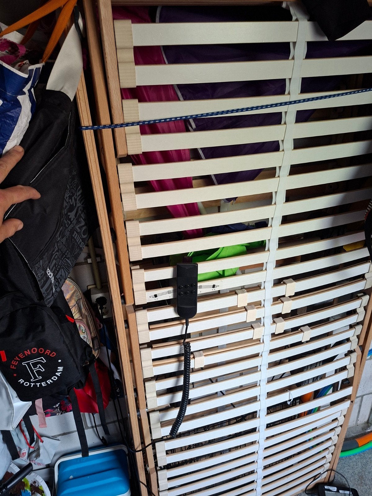 Okimat Elektrisch Verstelbare Lattenbodem, Ophalen, Overige maten, Overige maten, Hout