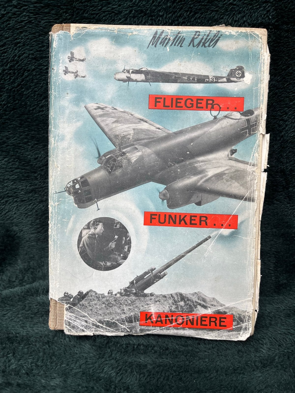 Zeldzaam WOII boek Luftwaffe Flieger Funker Kanoniere (1939), Verzamelen, Militaria | Tweede Wereldoorlog, Ophalen of Verzenden