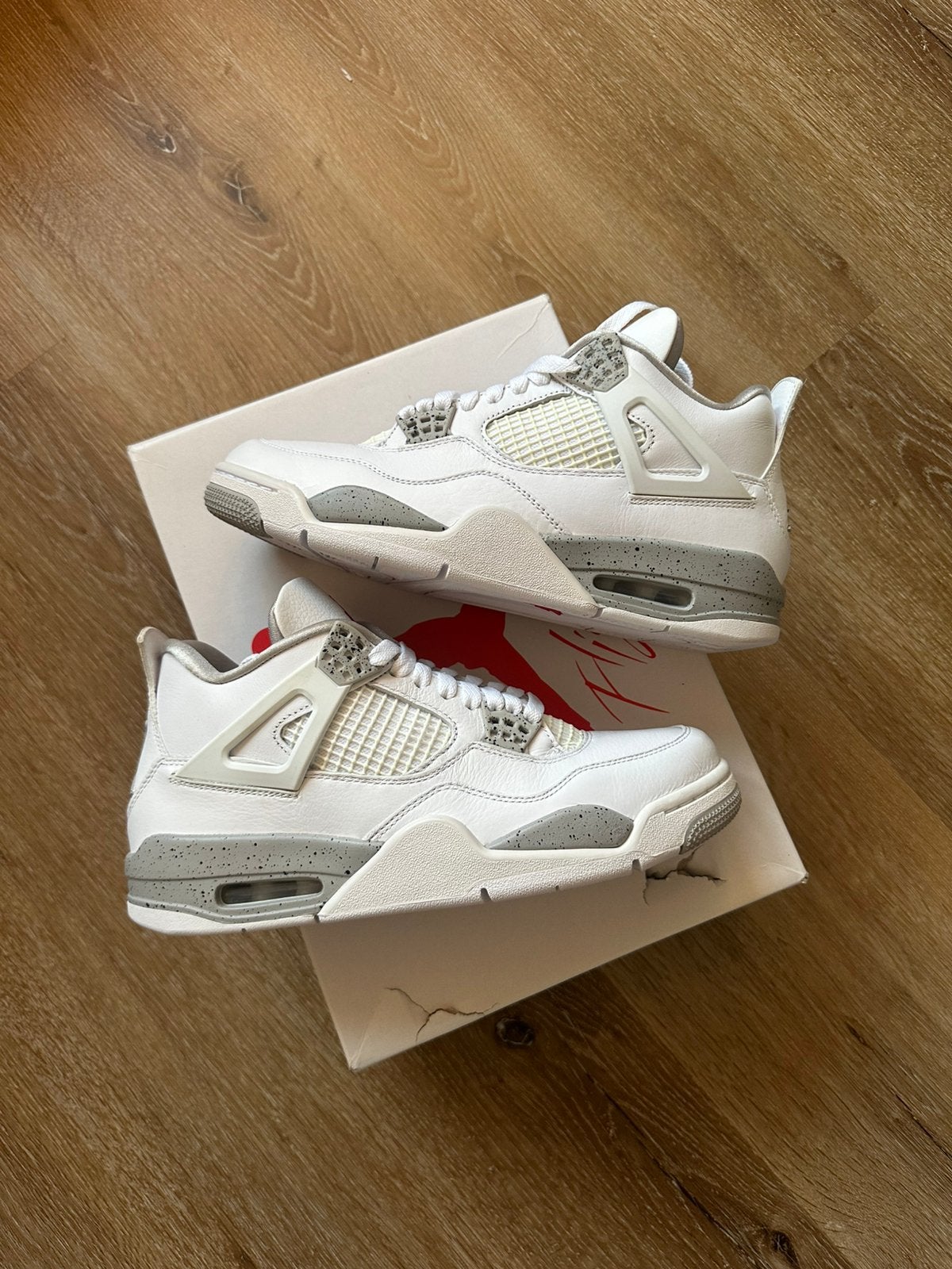 Nike Air Jordan 4 Oreo 42 EU, Wit, Nieuw, Ophalen of Verzenden, Sneakers of Gympen