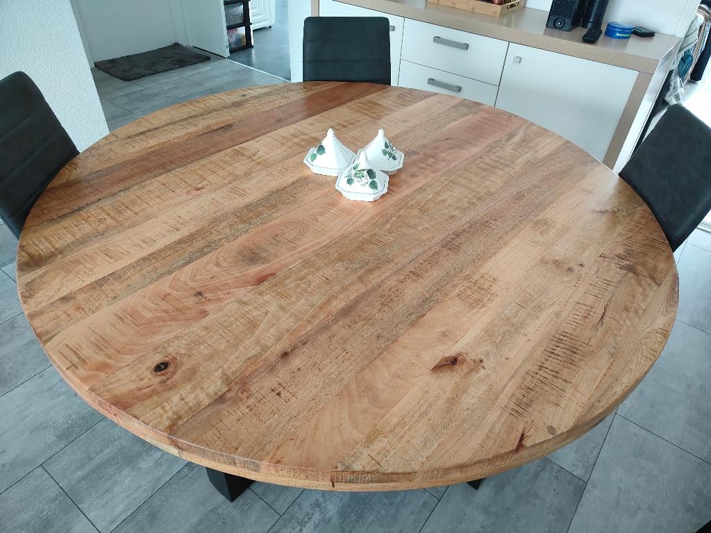 Mooi eettafel, Ophalen, 100 tot 150 cm, 150 tot 200 cm, Zo goed als nieuw