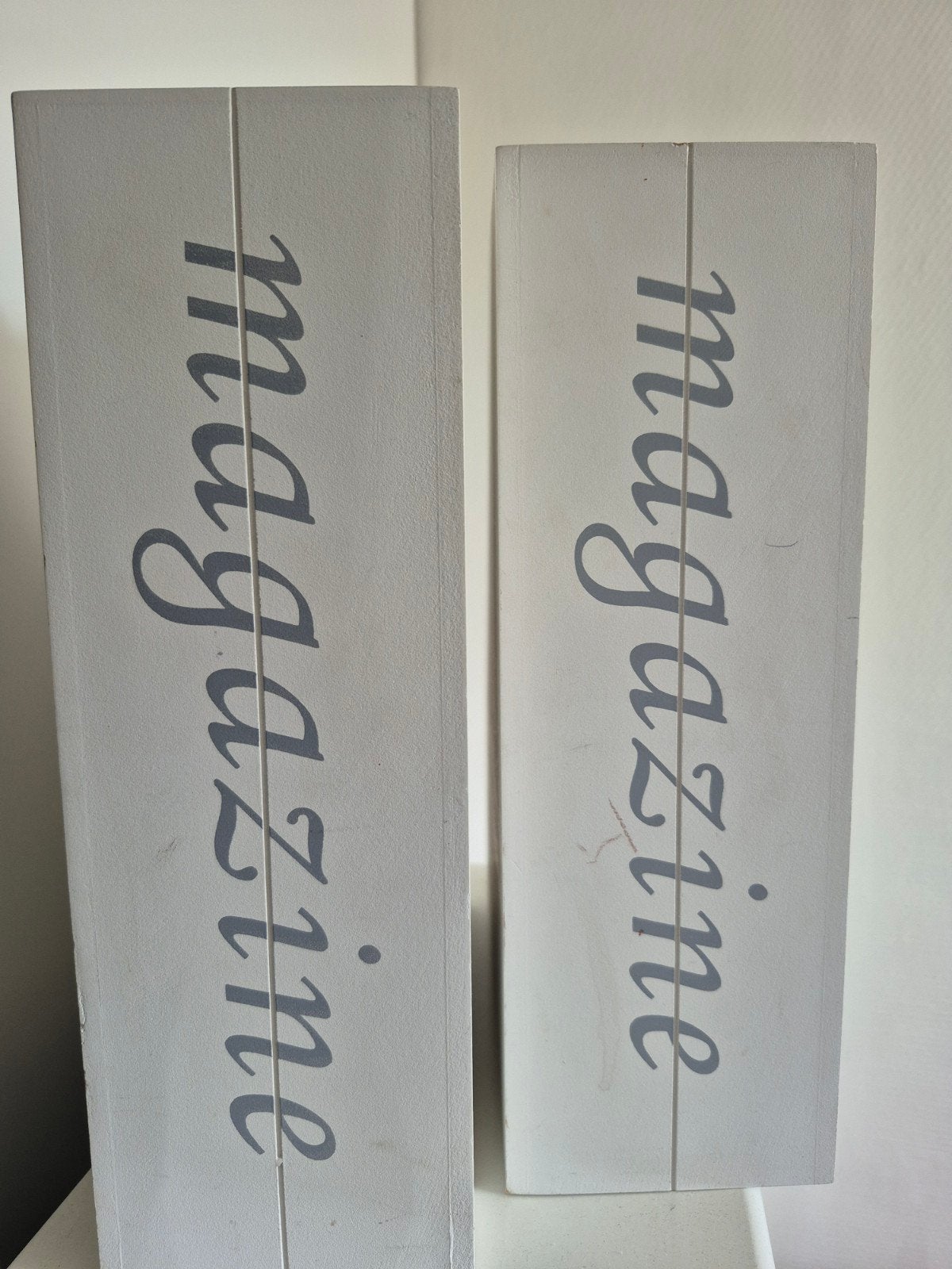 2x magazine houder, Ophalen