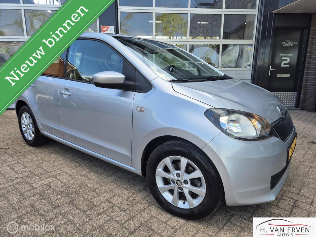 Skoda Citigo 1.0 81000KM DEALERONDERHOUDEN AIRCO NAVI NAP, Auto's, Skoda, Bedrijf, Te koop, Citigo, ABS, Airbags, Airconditioning