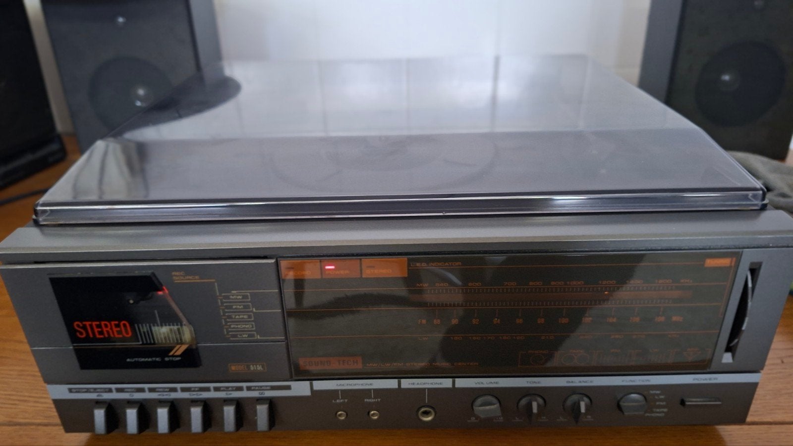 Sound-Tech 515L Stereo Muziekcentrum met Platenspeler, Overige merken, Gebruikt, Onbekend, Ophalen of Verzenden