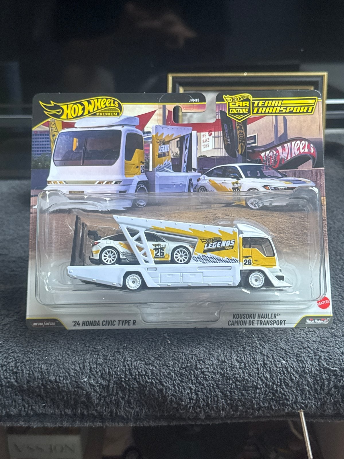 Hot Wheels Team Transport Legends Tour Honda Civic, Ophalen of Verzenden, Nieuw, Bus of Vrachtwagen