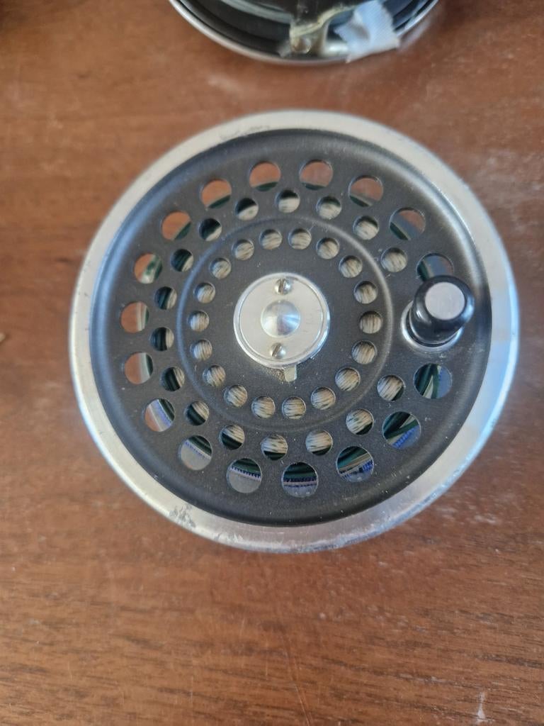 Zeldzame Hardy Marquis #6 Silent Check – Incl reserve spoel, Watersport en Boten, Hengelsport | Vliegvissen, Ophalen of Verzenden
