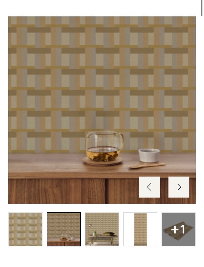 Karwei behang (Vliesbehang Perfect symmetry naturel) 125080, Huis en Inrichting, Ophalen, Beige