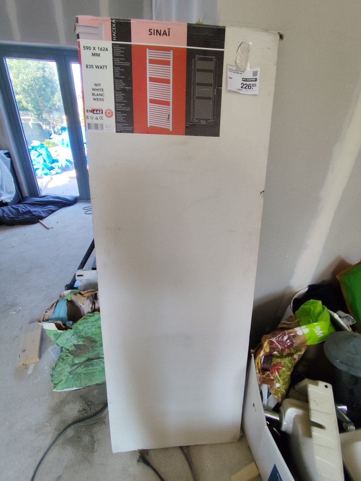 Designradiator, Doe-het-zelf en Verbouw, Ophalen, Radiator, Minder dan 60 cm, Zo goed als nieuw