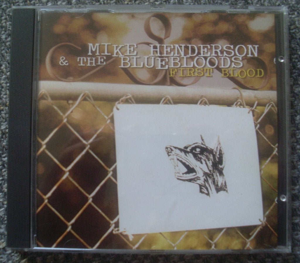 Mike Henderson & The Bluebloods - First Blood (CD), Bluesrock, Ophalen of Verzenden, Zo goed als nieuw, Album