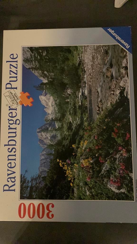 Puzzel 3000 stukjes Tirol Mieminger keten, Ophalen of Verzenden, Meer dan 1500 stukjes, Zo goed als nieuw