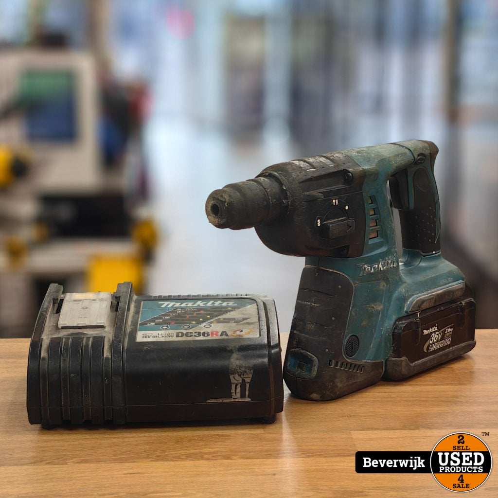 Makita DHR262 Combihamer | BJ 2013 - 36v 2.6Ah, Makita, Gebruikt, Support@makita.com, Makita Corporation, 3-11-8, Sumiyoshi-cho, 
Anjo, Aichi 446-8502
Japan