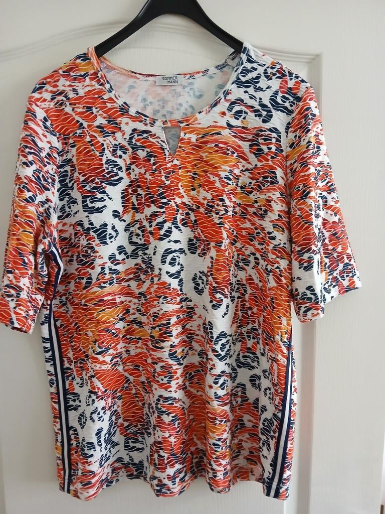 Damesshirt Maat 46, Kleding | Dames, Ophalen of Verzenden, Zo goed als nieuw, Blauw, Shirt of Top