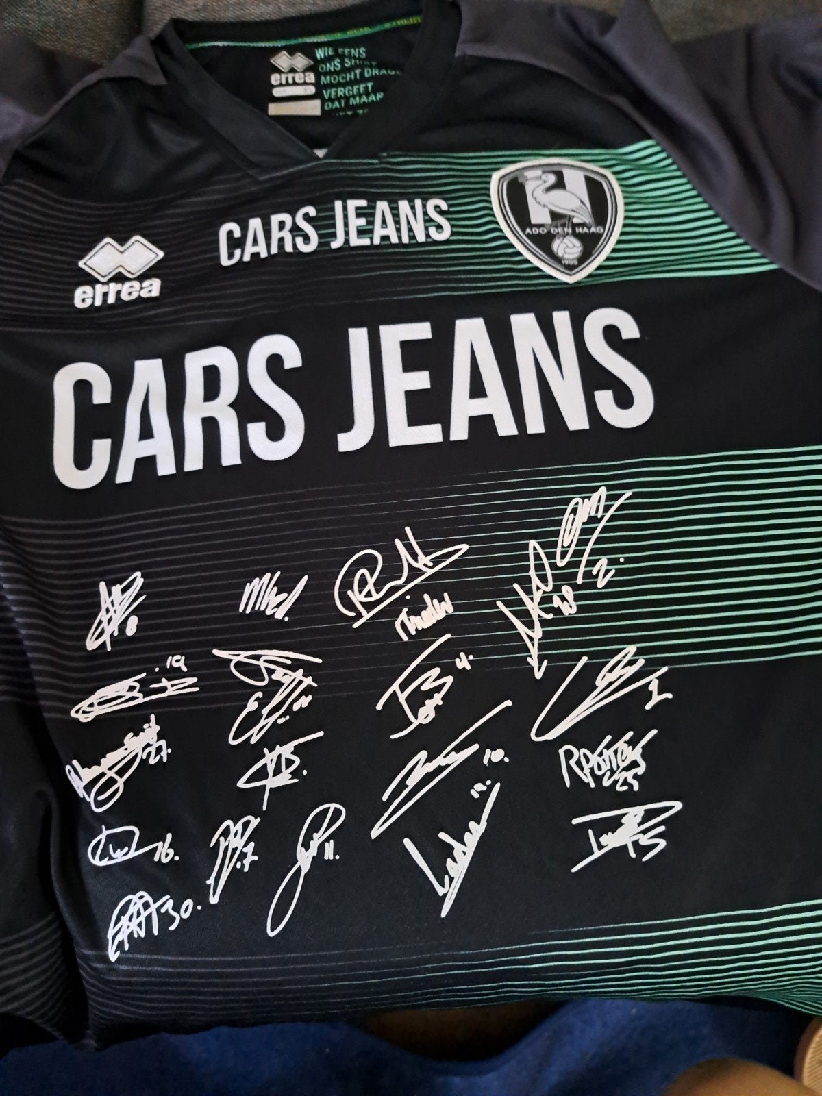 ADO Den Haag Shirt 2019/2020 met handtekeningen, Ophalen of Verzenden, Zo goed als nieuw, Shirt