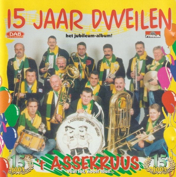 Carnaval C.D. (1997) 't Assekruus - 15 Jaar Dweilen., Cd's en Dvd's, Inclusief boekje, Ophalen of Verzenden, Zo goed als nieuw