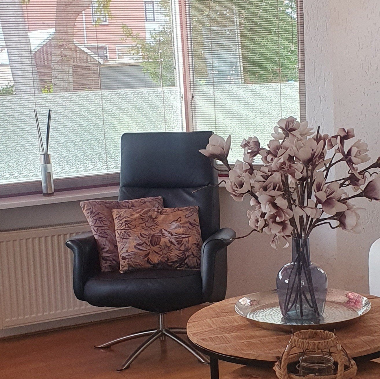 knudsen luxe relax fauteuil, Ophalen, Gebruikt, 75 tot 100 cm, 50 tot 75 cm