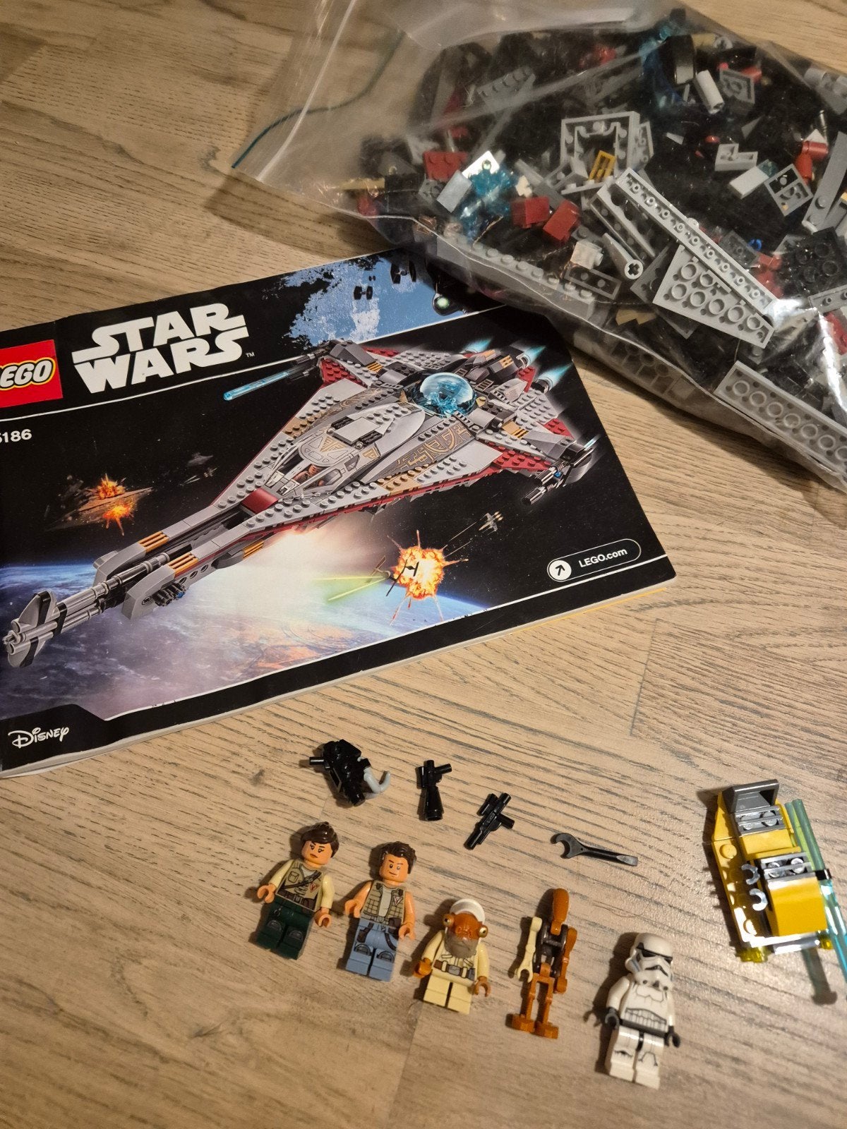 Lego Star Wars 75186 Arrowhead zgan, Star Wars, Lego, Ophalen of Verzenden, Zo goed als nieuw