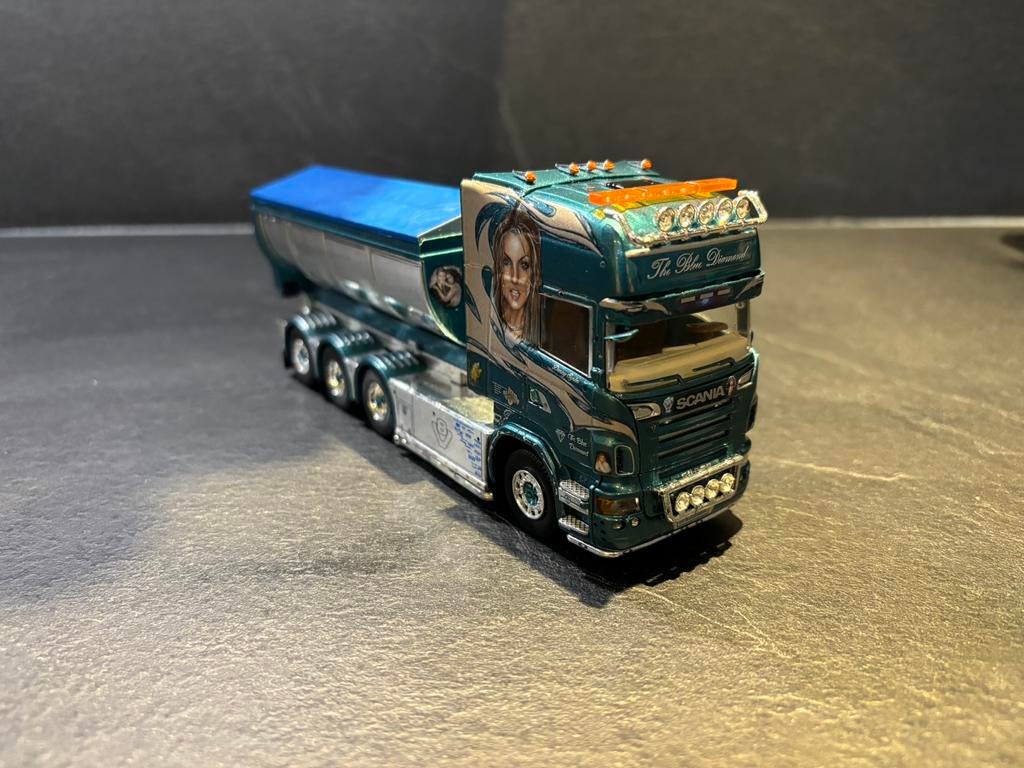 Tekno container wagen, Ophalen of Verzenden, Zo goed als nieuw, Bus of Vrachtwagen, Tekno