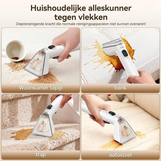 Tapijtreiniger – Vlekkenverwijderaar – Stoffenreiniger, Corvance B.V., Verzenden, Nieuw, Corvancebol@gmail.com