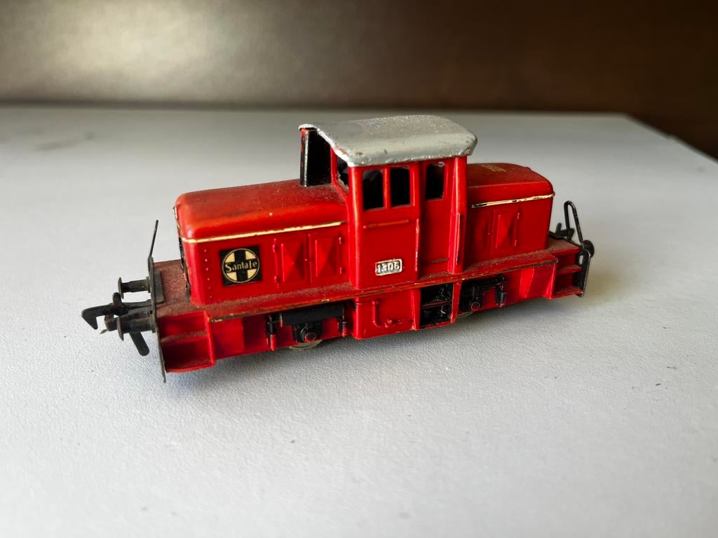 Fleischmann rode locomotief, Hobby en Vrije tijd, Modeltreinen | H0, Ophalen, Gebruikt, Fleischmann, Gelijkstroom