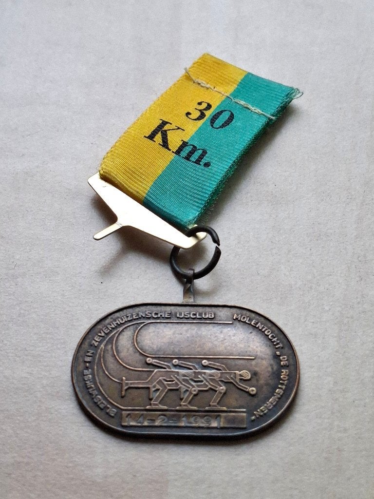 Medaille Schaatsen 8 - De Rottemeren Bleiswijk Zevenhuizen, Ophalen of Verzenden, Overige materialen, Nederland