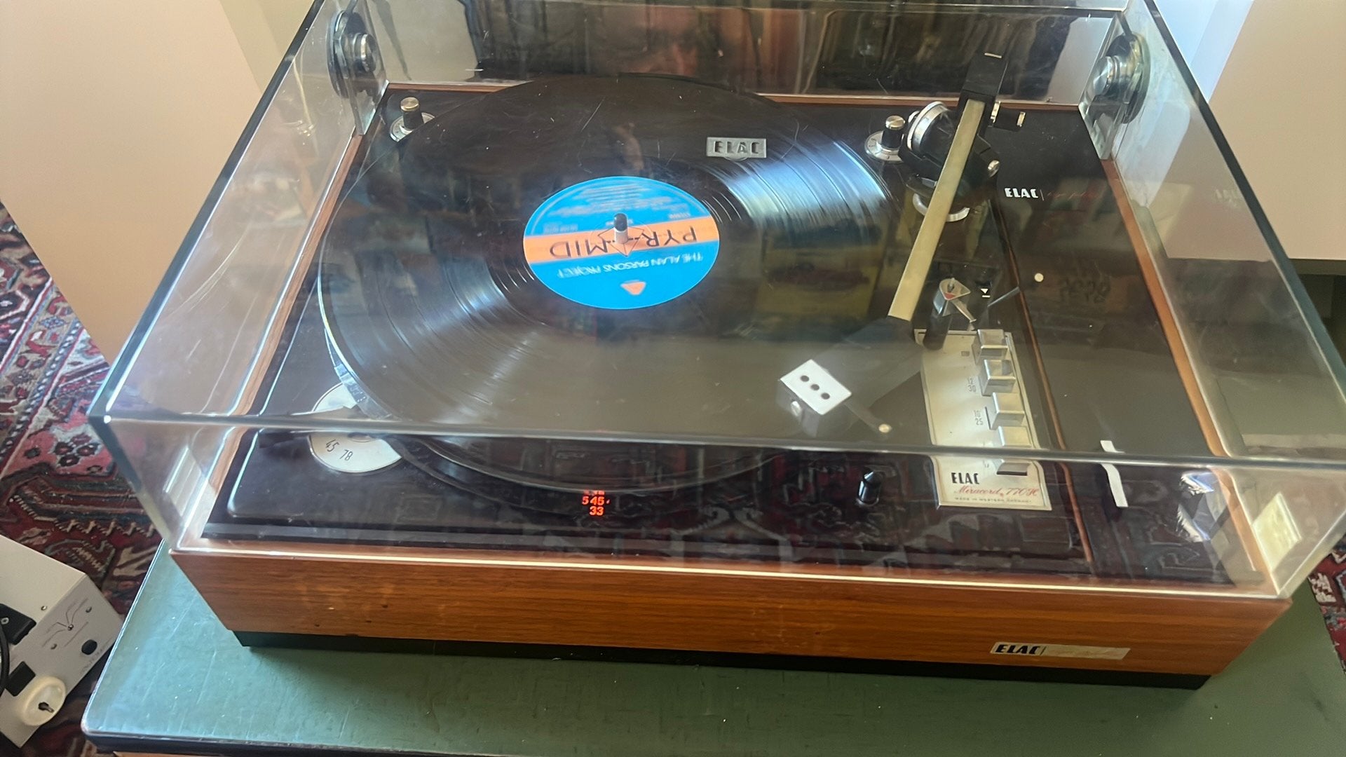 Elac miracord 770H Automaat, Elac straat duitsland, Zo goed als nieuw, Platenspeler, Nvt