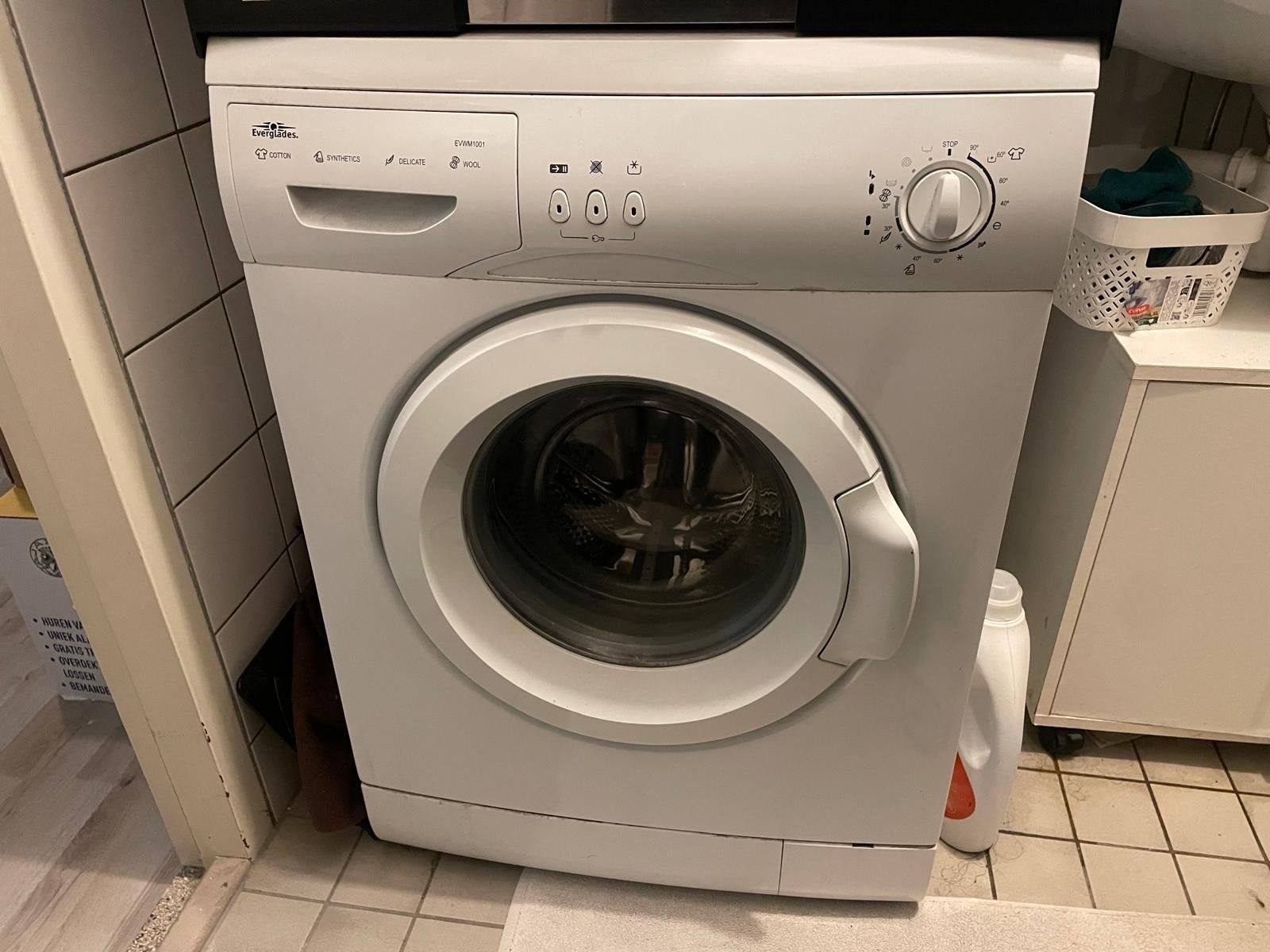 Everglades Wasmachine, Ophalen, 6 tot 8 kg, Voorlader, 85 tot 90 cm