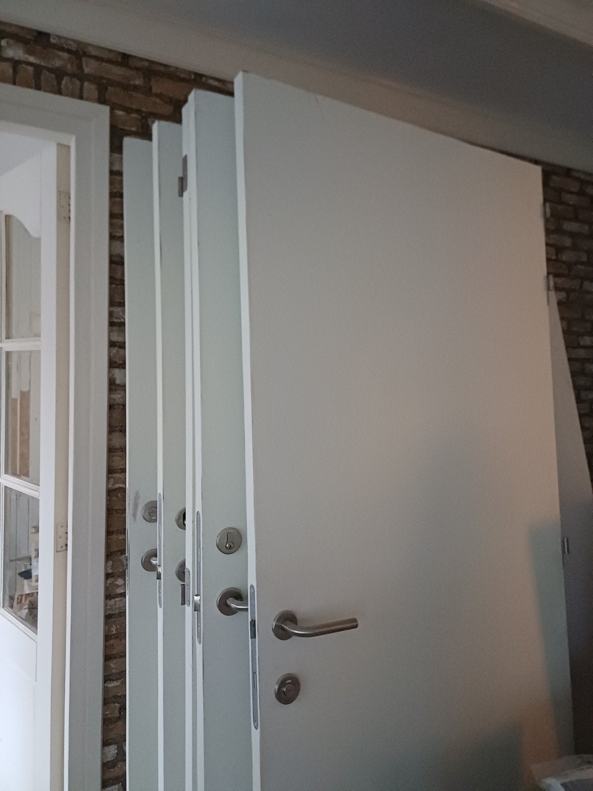 Deuren met sluitwek en kozijnen 93x211, Ophalen of Verzenden, Binnendeur, 200 tot 215 cm