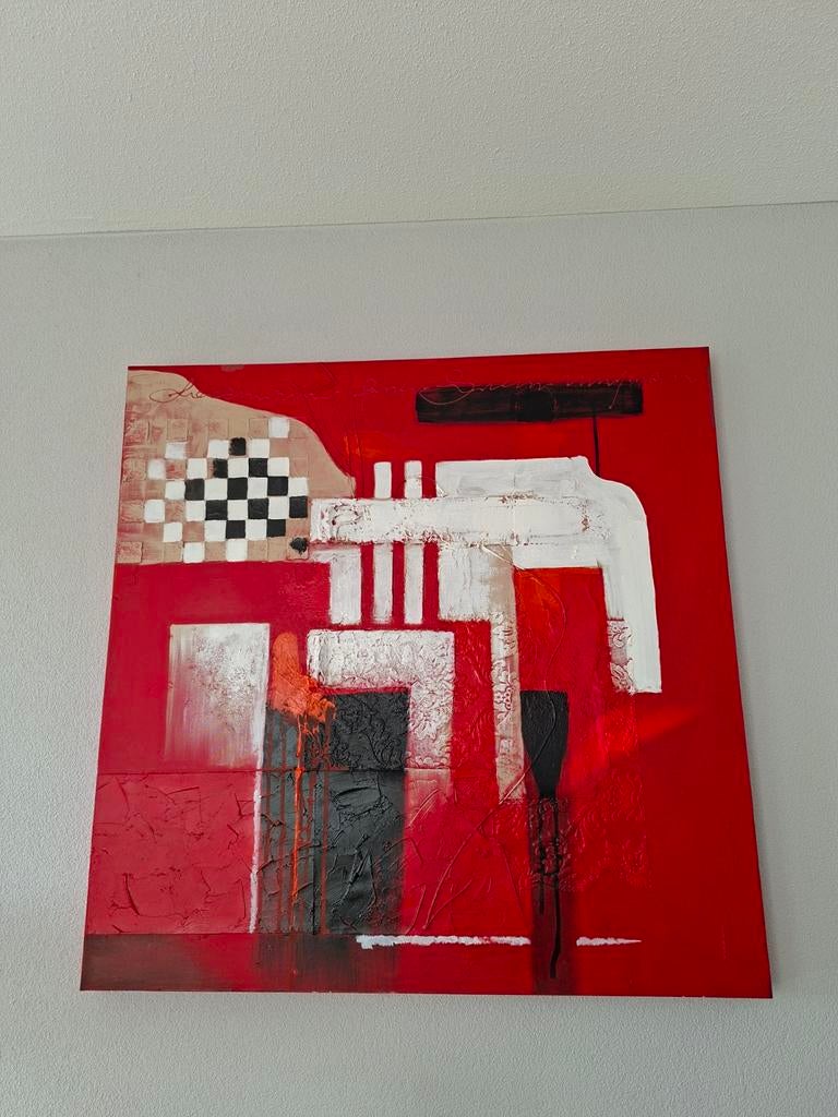 Schilderij, rood, van Cobra Art Company, Ophalen