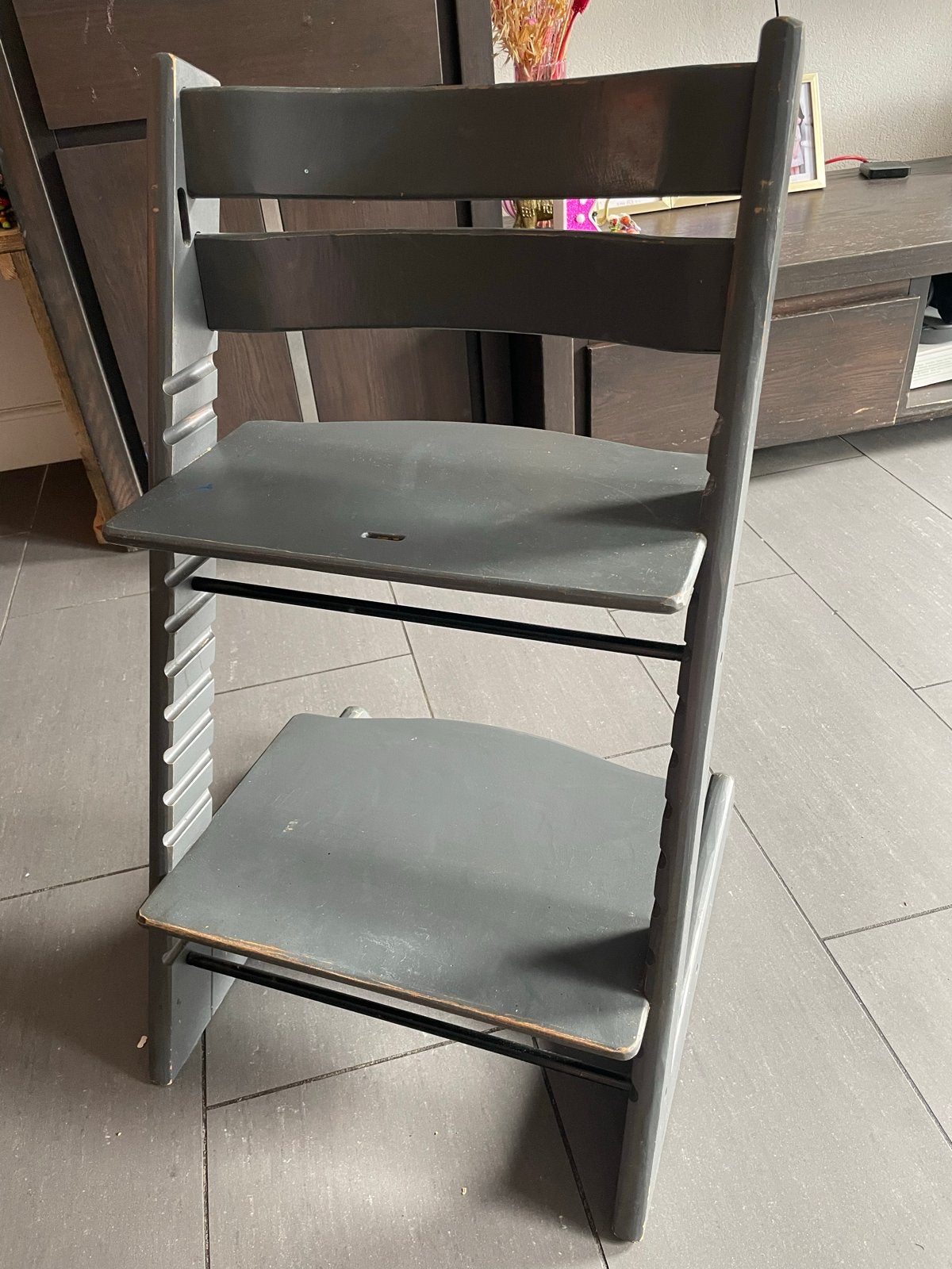 Stokke Tripp Trapp kinderstoel - opknapper, Ophalen of Verzenden, Gebruikt, Meegroeistoel, Aanschuifbaar
